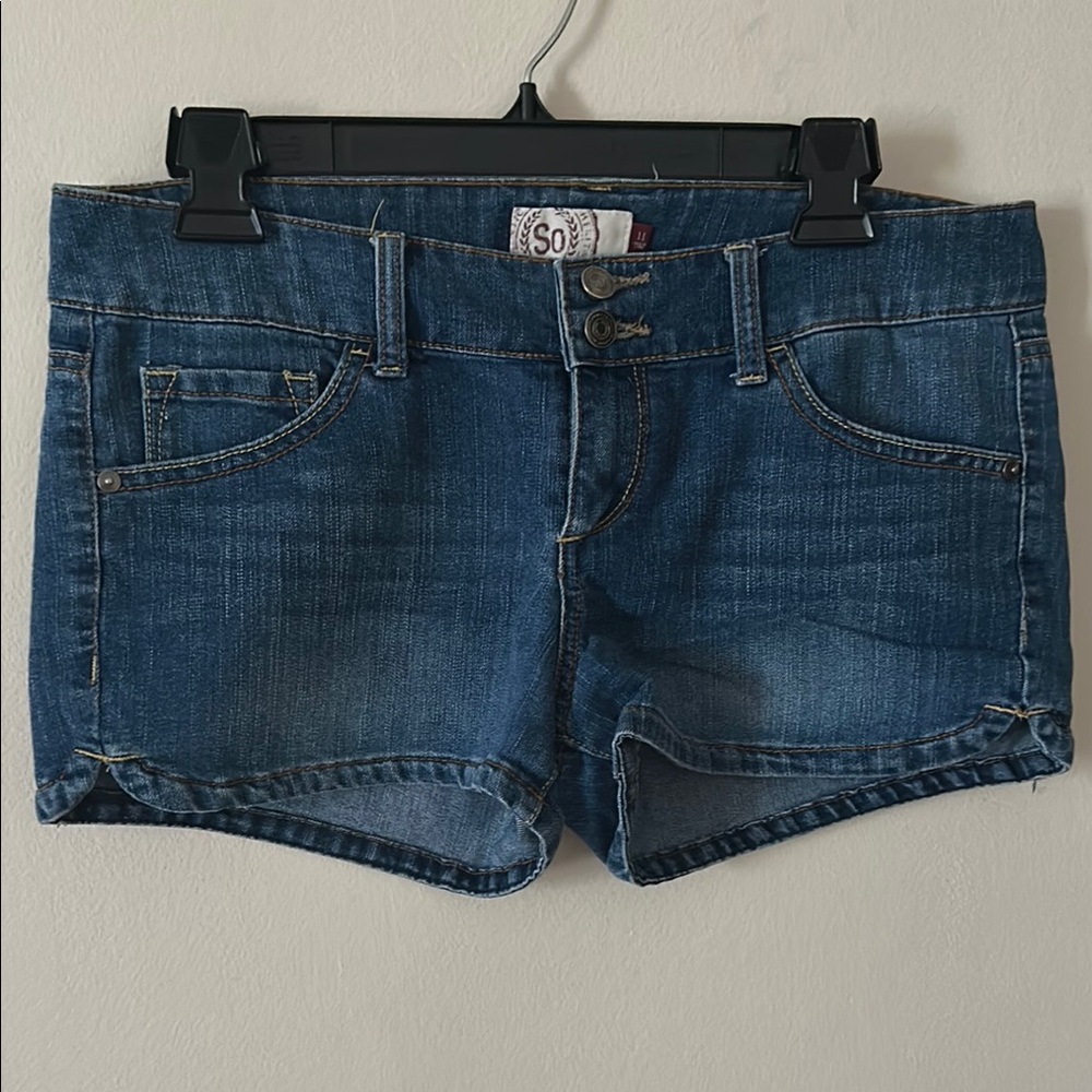 SO Women's Dark Blue Jean Shorts